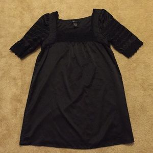 Black silk BCBG dress